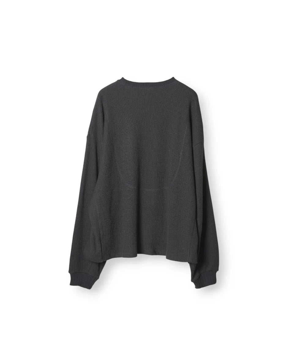 【SOL × REFOMED】"GuruGuru" AZEAMI THERMAL - CHARCOAL