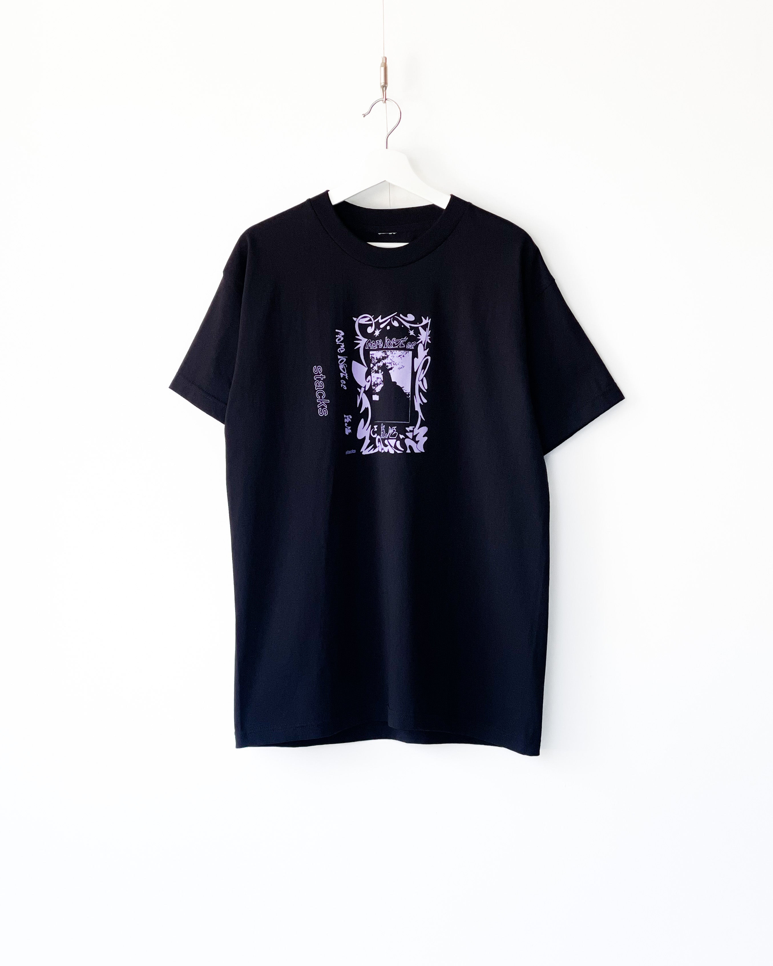 [STACKS]STACKS “KM MORE LOST EP” TEE - BLACK