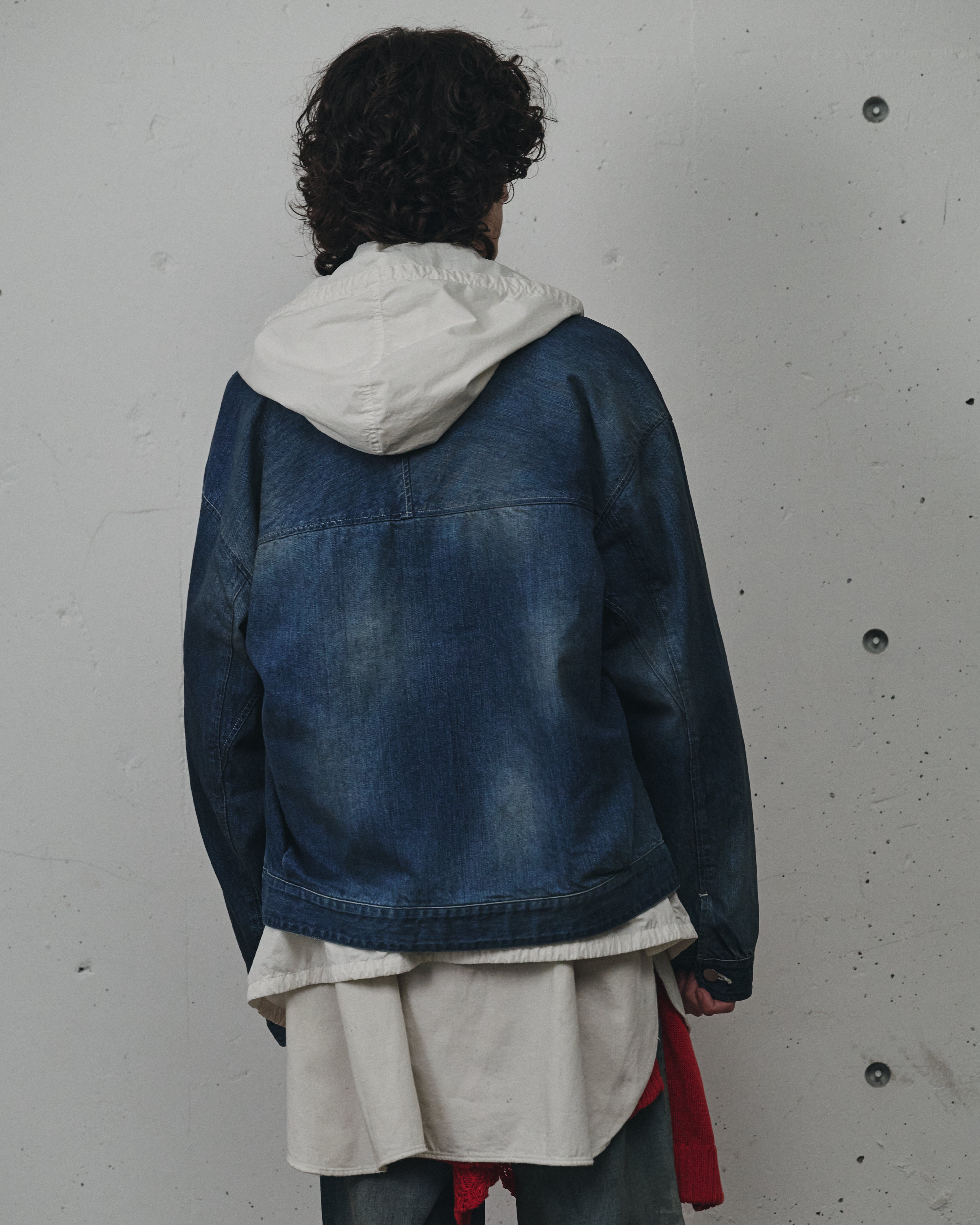 ANCELLM】DENIM ZIPUP JACKET - INDIGO