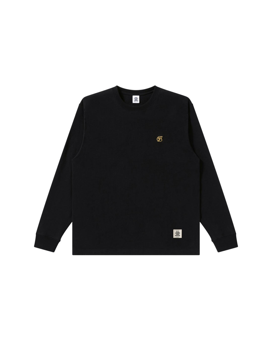 [BLACKEYEPATCH] SMALL B EMBLEM L/S TEE - BLACK