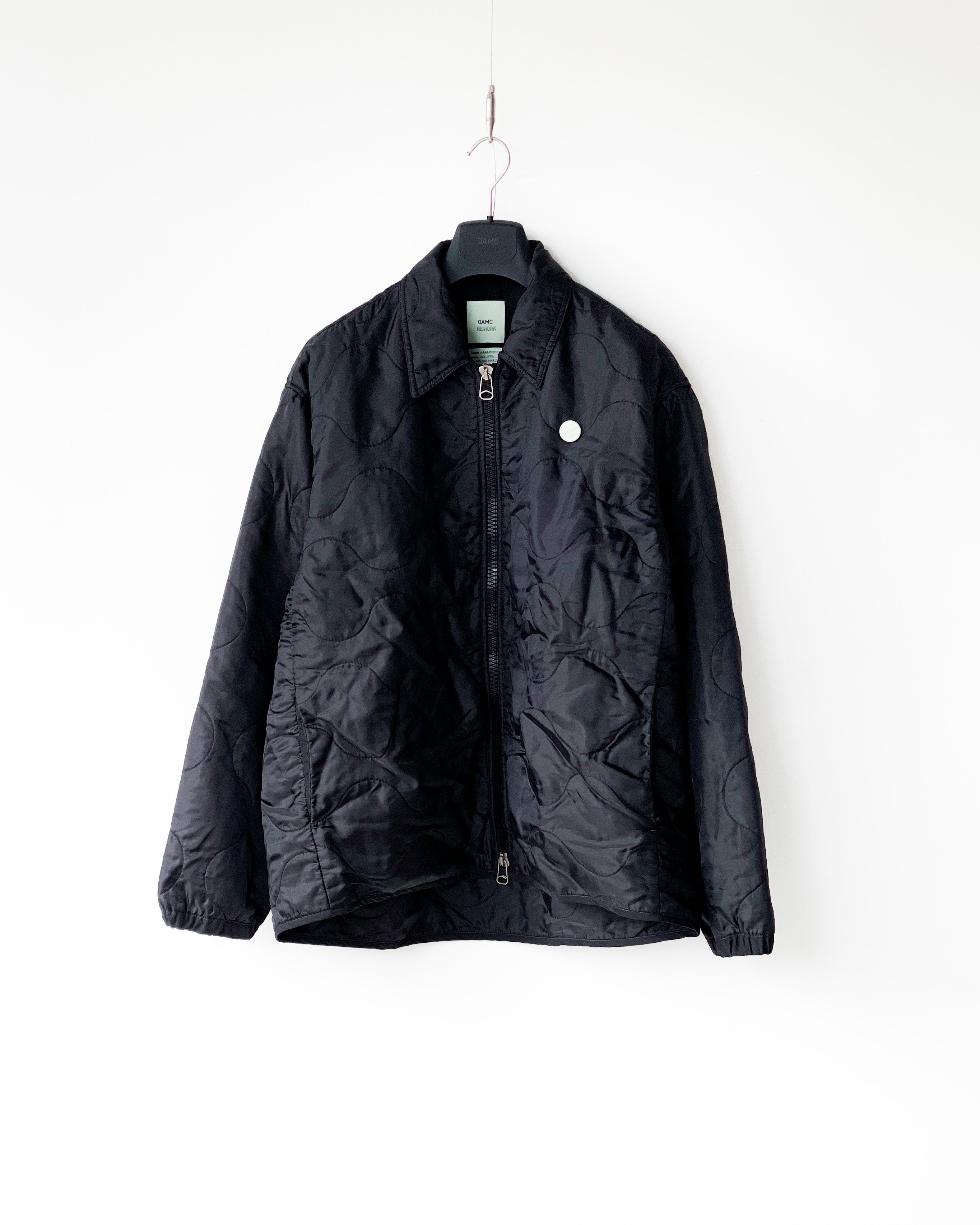 【OAMC】RE:WORK ZIPPED SHIRT - BLACK