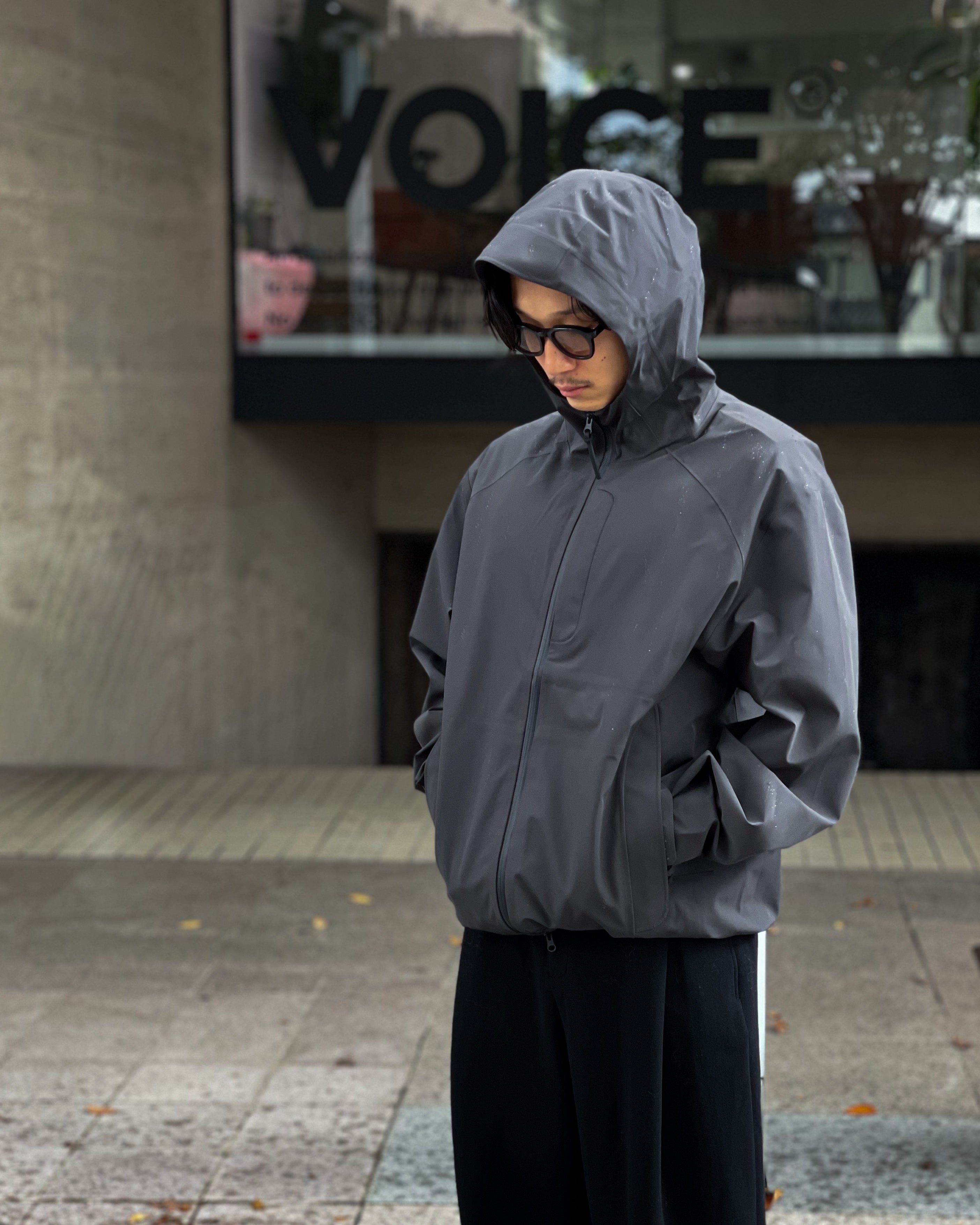 HIKING PATROL】ARC 3L SHELL JACKET - CHARCOAL BLACK