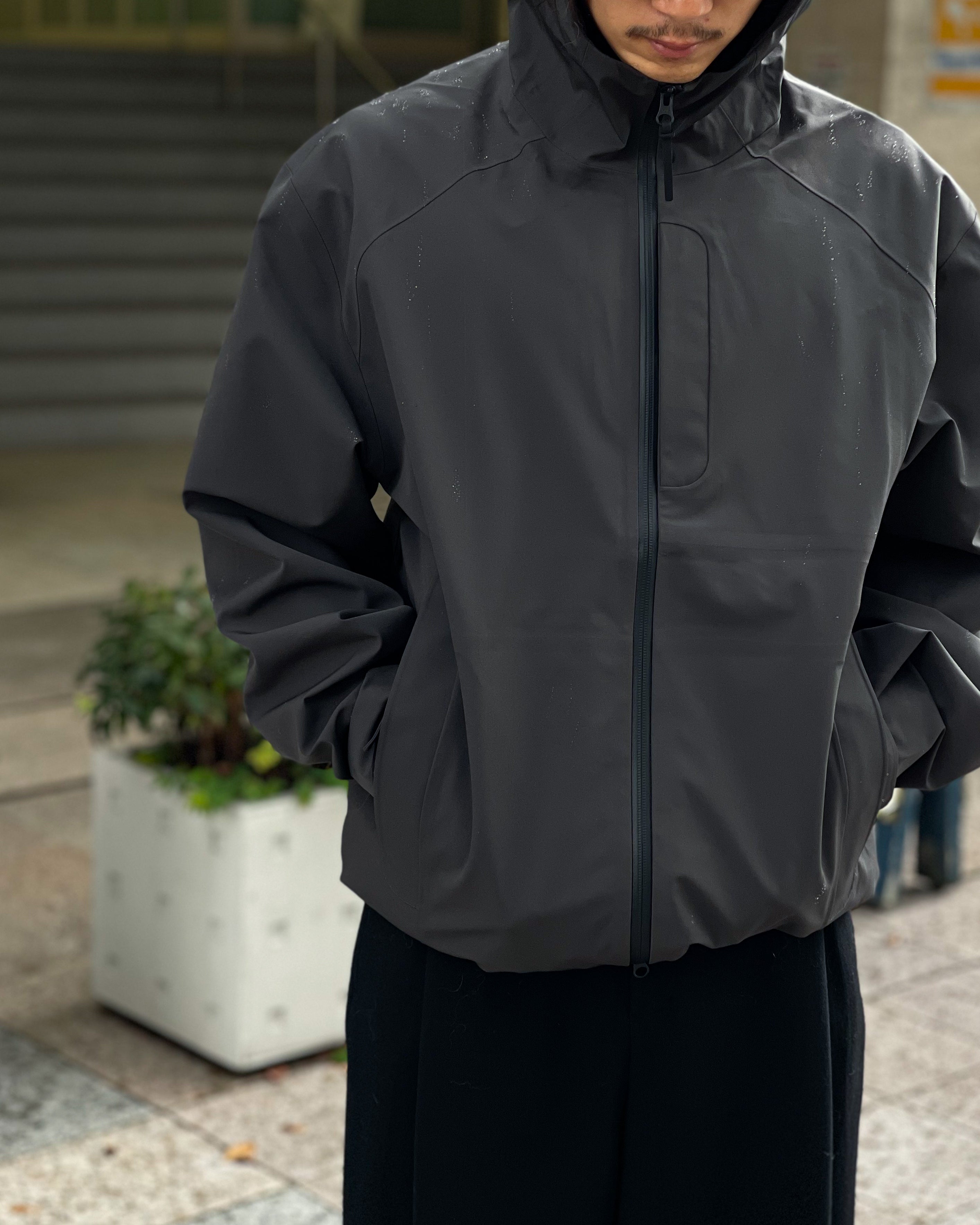 HIKING PATROL】ARC 3L SHELL JACKET - CHARCOAL BLACK