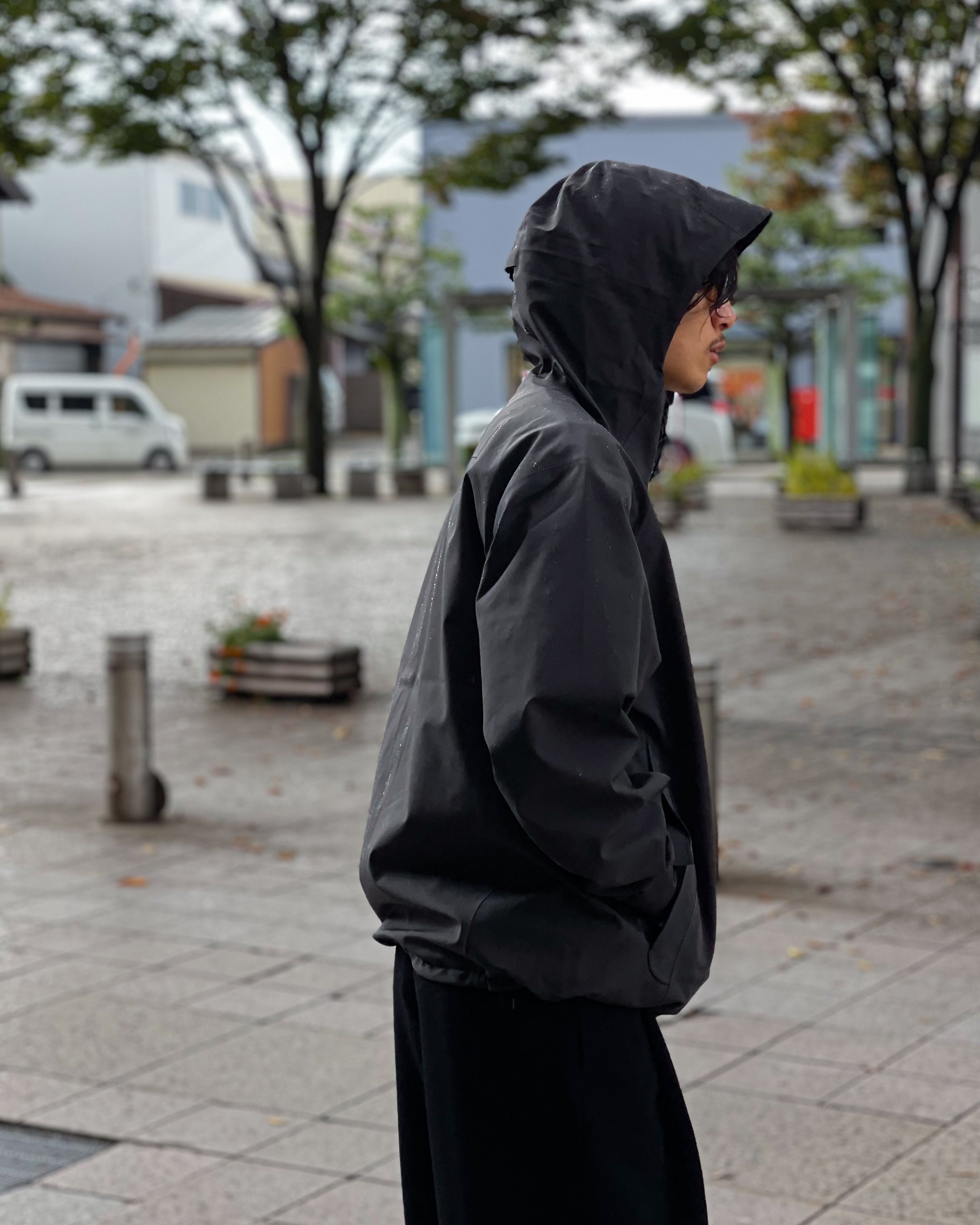 HIKING PATROL】ARC 3L SHELL JACKET - CHARCOAL BLACK