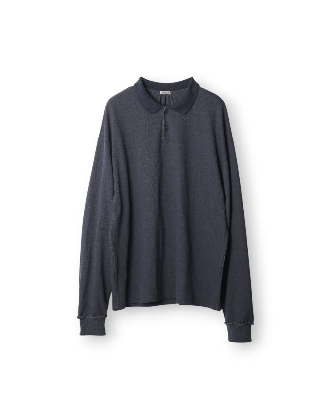 【REFOMED】OLD MAN LONG SLEEVE POLO - CHARCOAL
