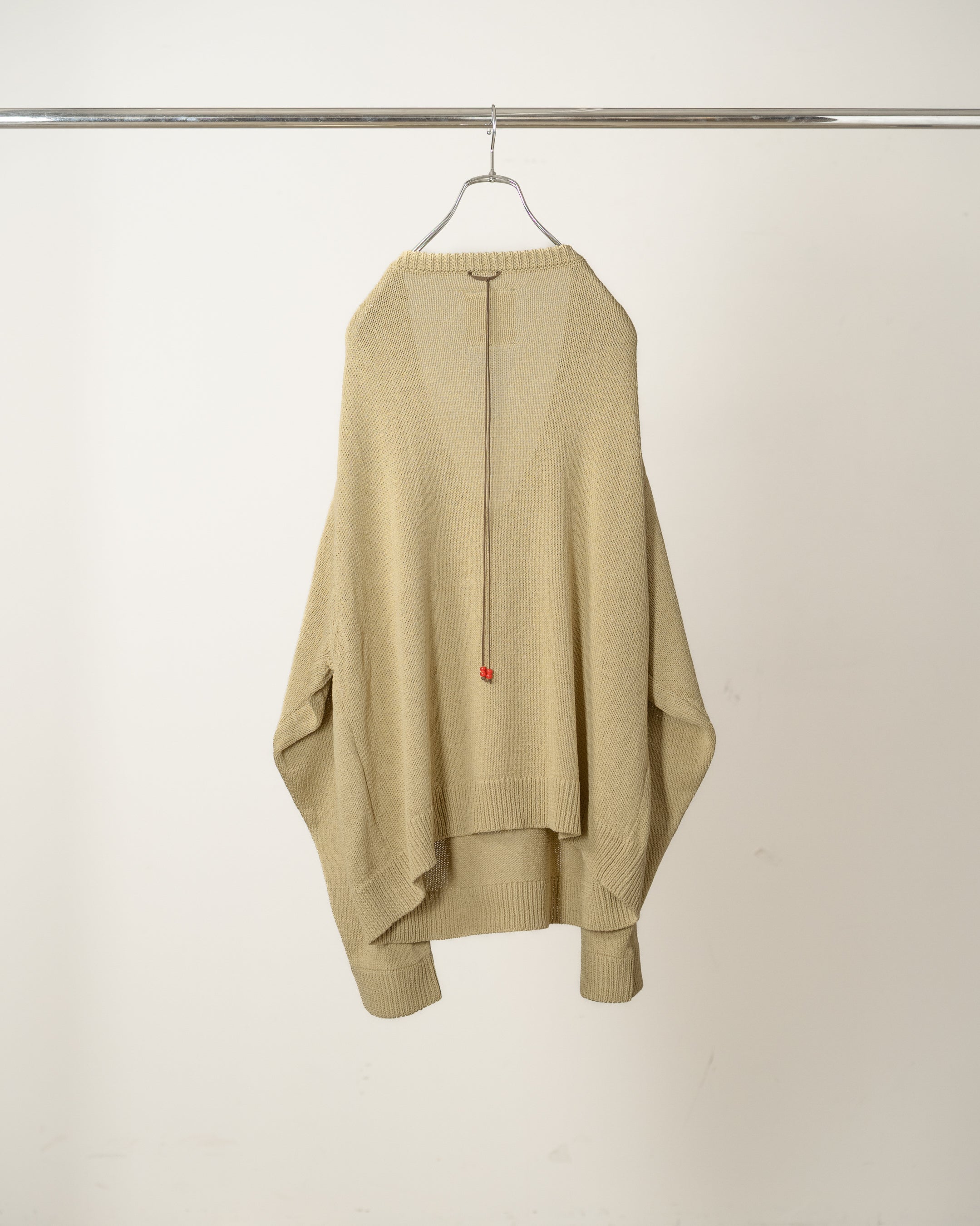 ANCELLM】UV NECK KNIT - SAGE