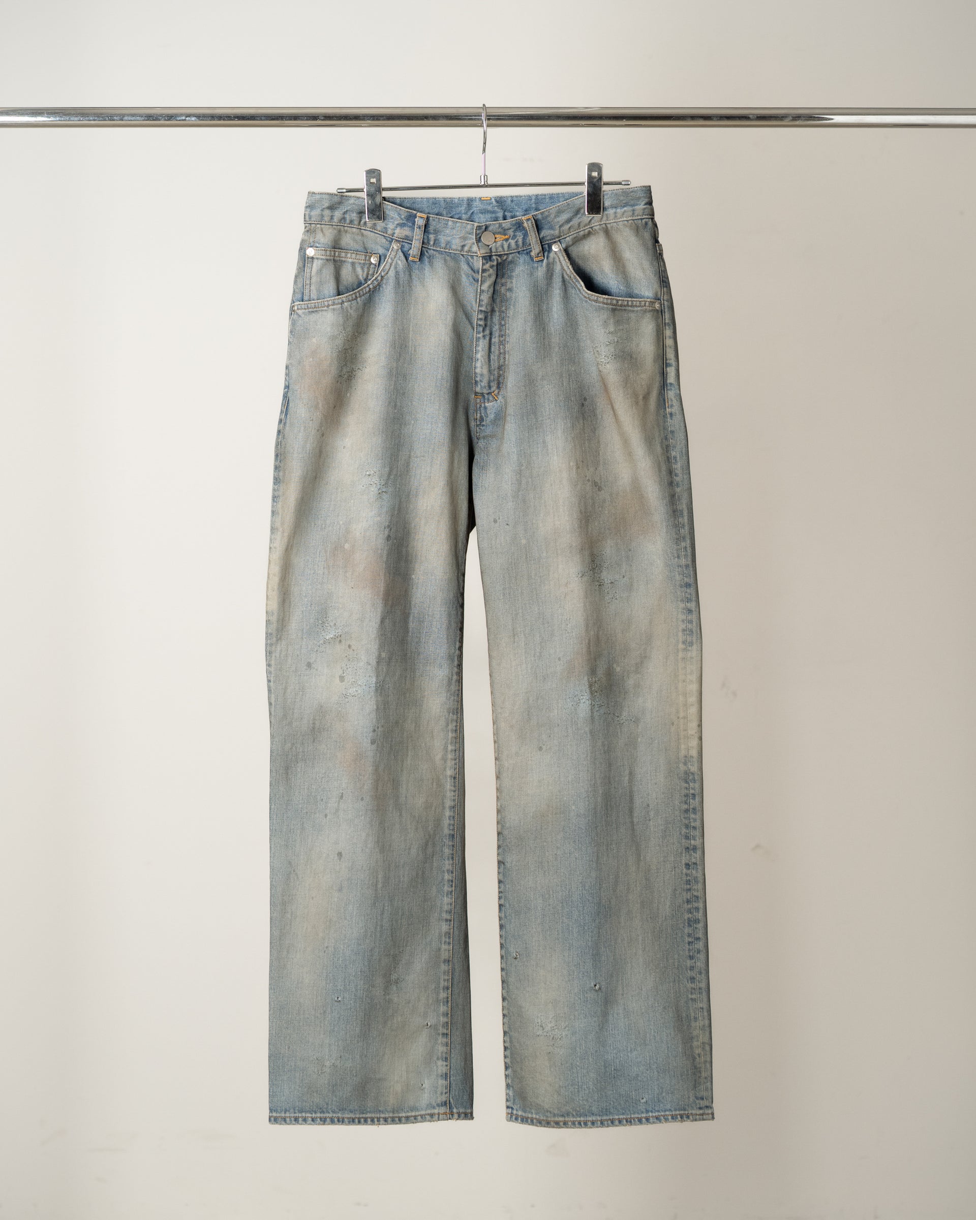 【ANCELLM】SHOE-CUT DENIM PANTS - INDIGO