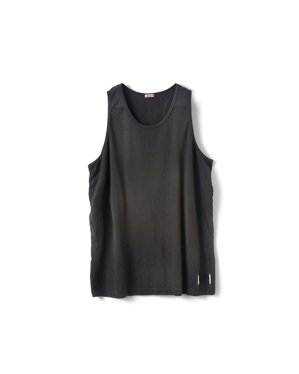 【REFOMED】10WASH TANK TOP - BLACK