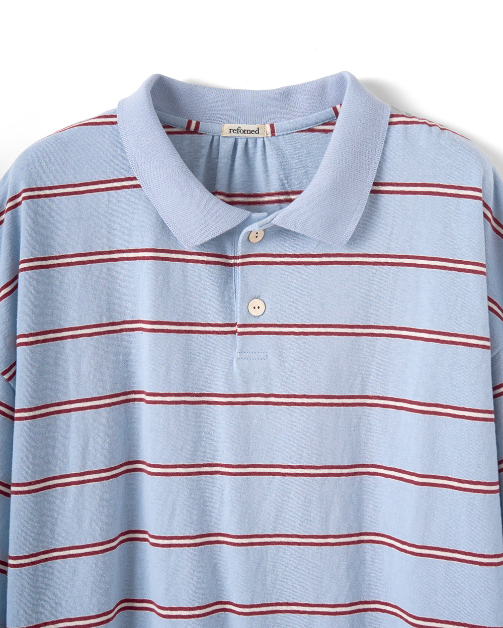 【REFOMED】OLD MAN POLO “BORDER” - SAX