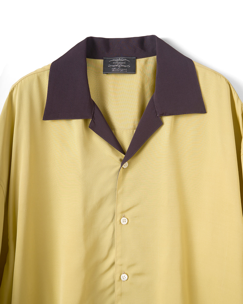 【REFOMED】FRAMER S/S SHIRT - YELLOW