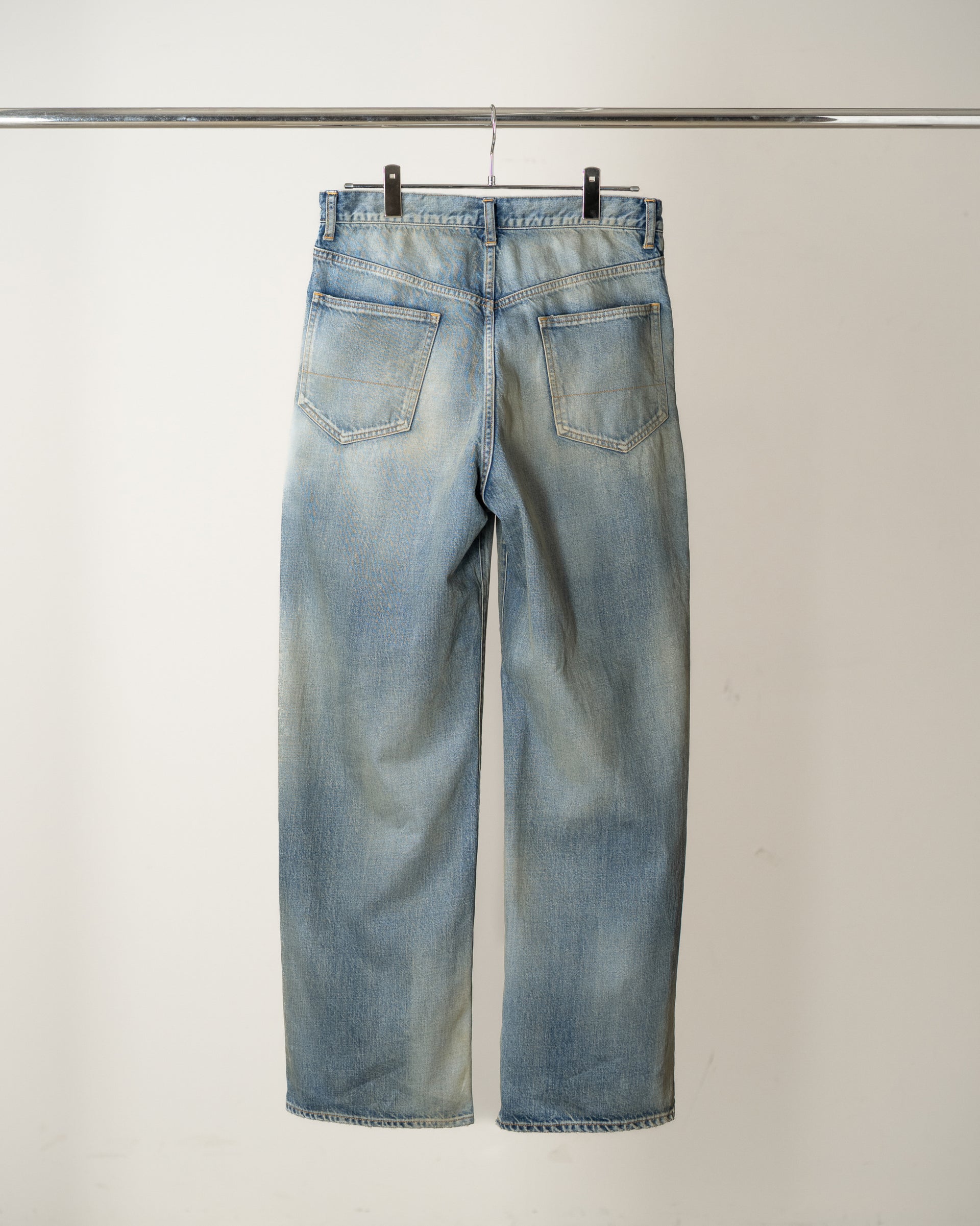 【ANCELLM】#08 MIDDLE STRAIGHT 5P DENIM PANTS - INDIGO