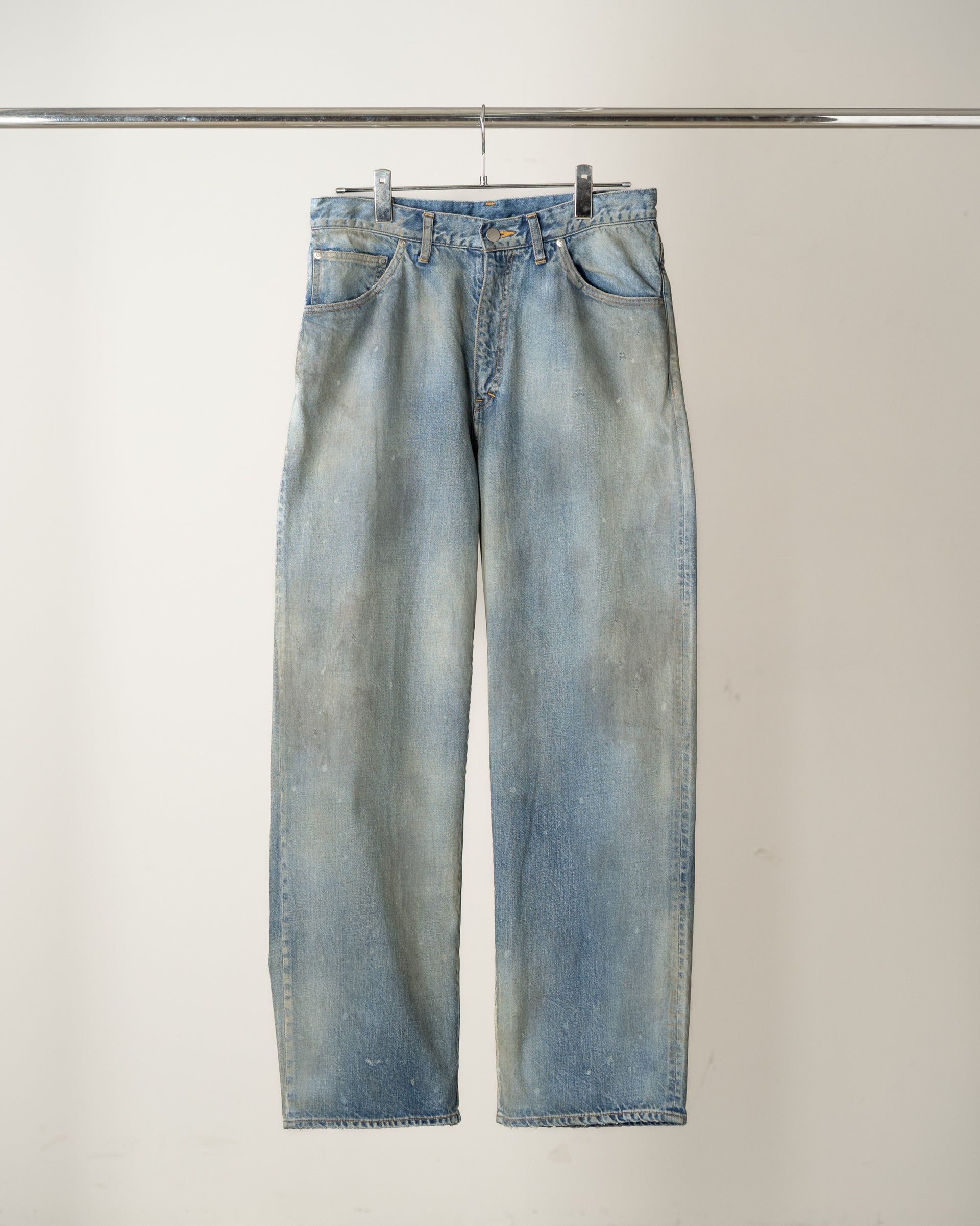 【ANCELLM】#08 MIDDLE STRAIGHT 5P DENIM PANTS - INDIGO