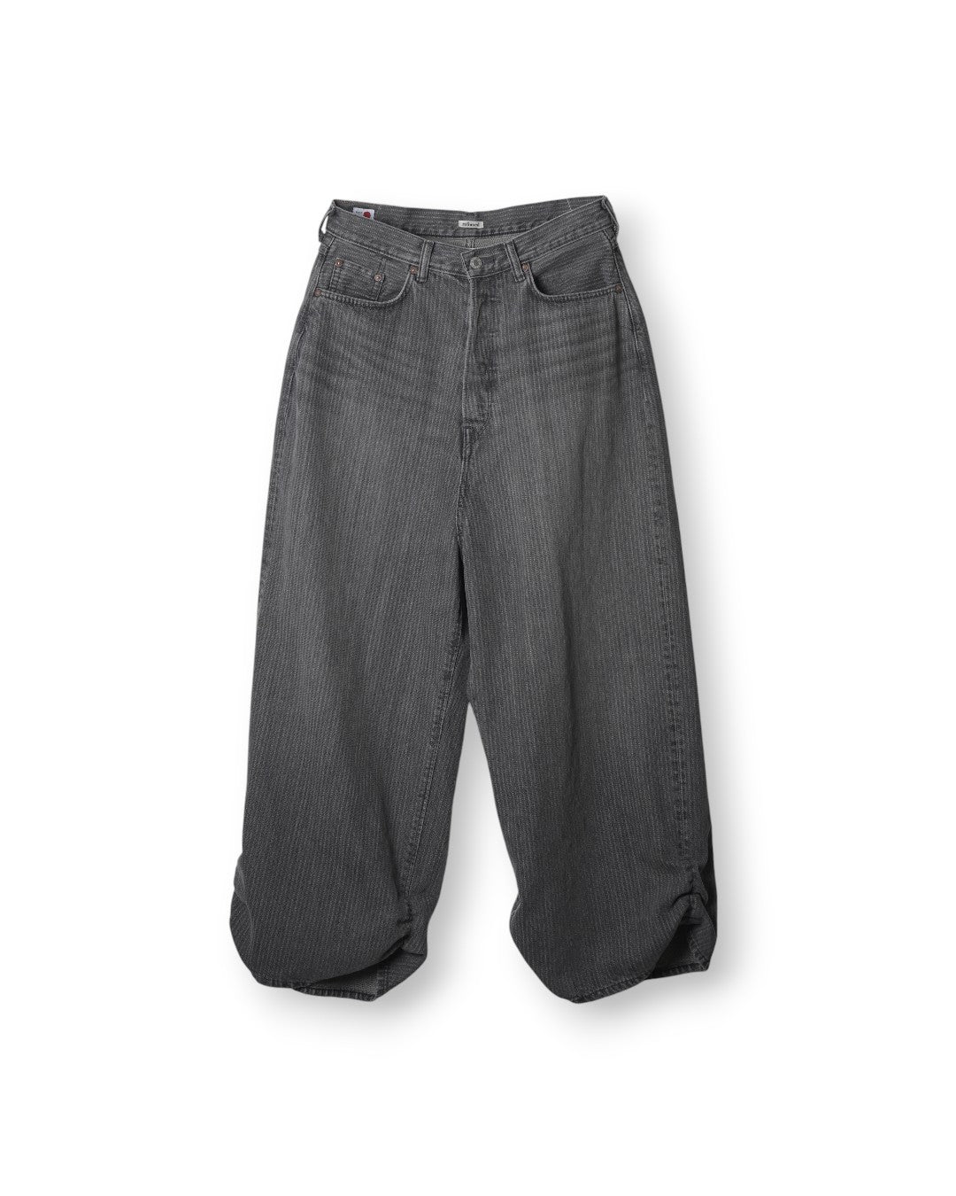 【REFOMED】FRESH MAN DENIM WIDE PANTS by EDWIN “STRIPE” - BLACK STRIPE