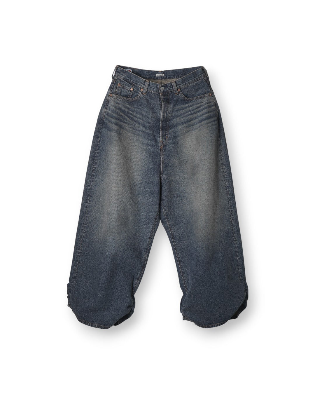 【REFOMED】FRESH MAN DENIM WIDE PANTS by EDWIN “USED” - DEEP INDIGO