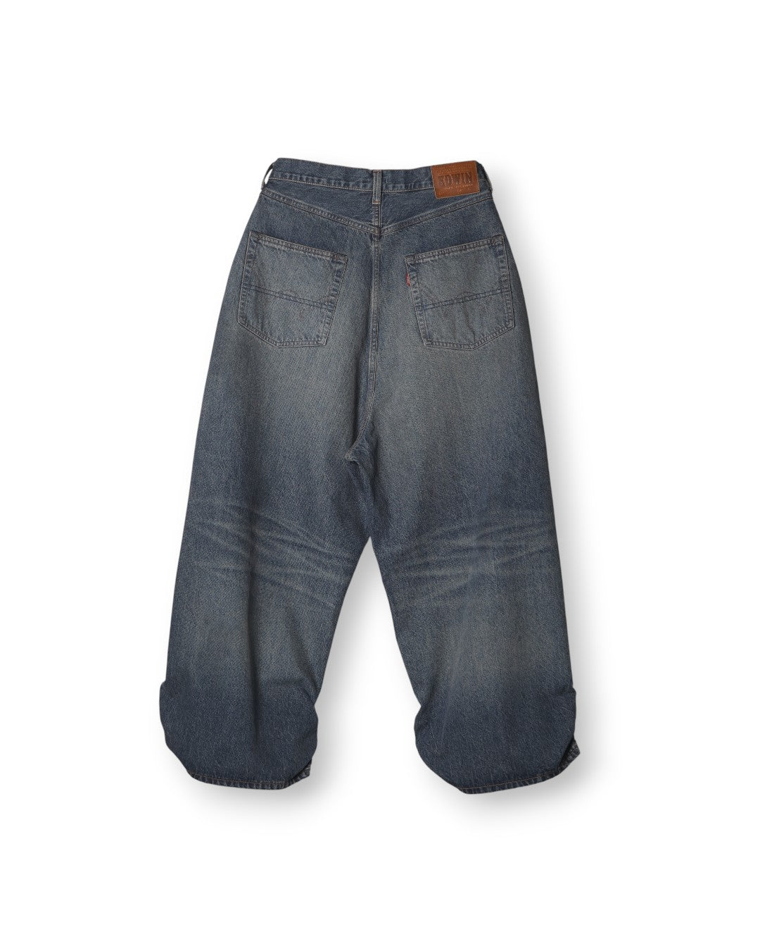 【REFOMED】FRESH MAN DENIM WIDE PANTS by EDWIN “USED” - DEEP INDIGO