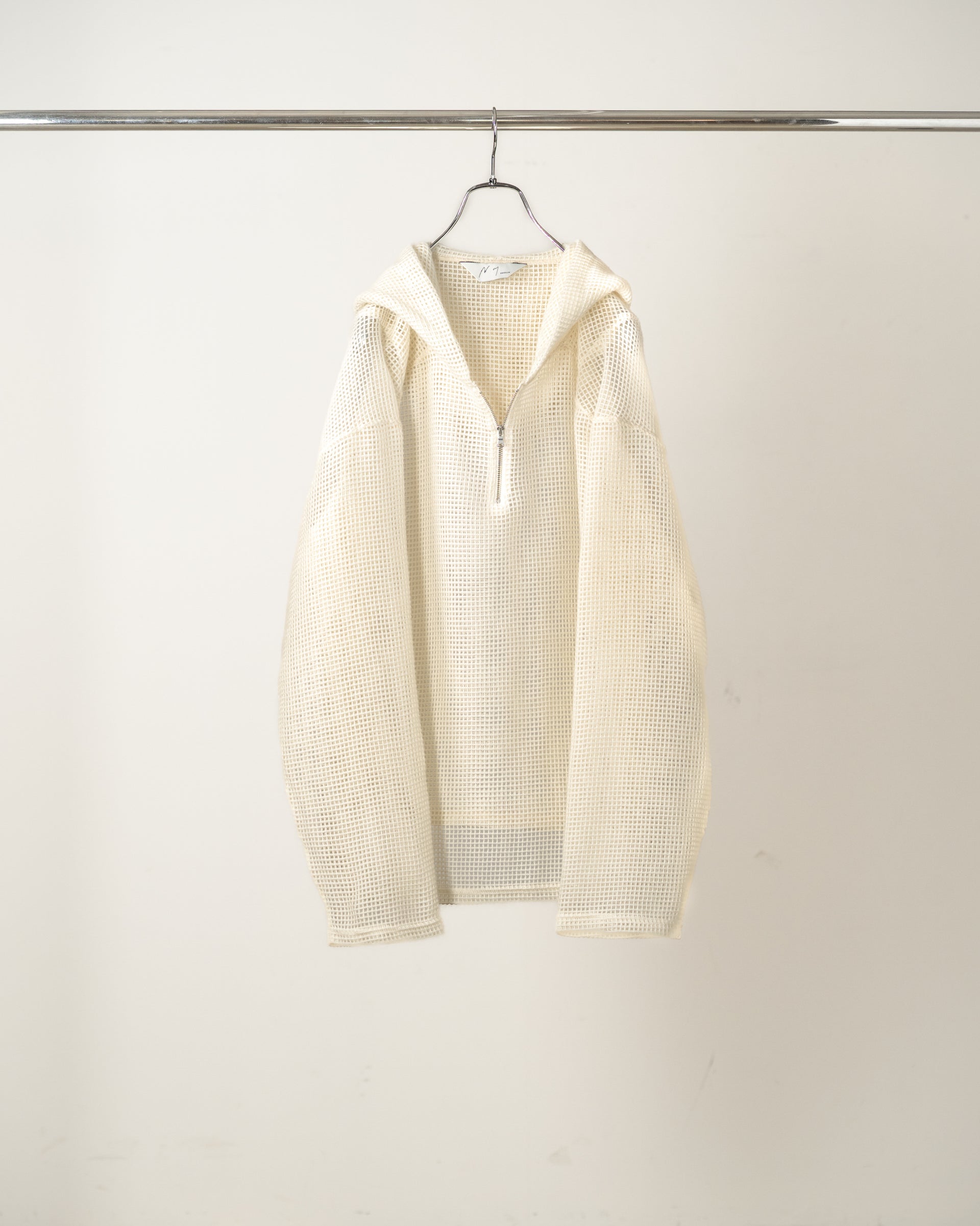【ANCELLM】WOOL RUSSELL HOODIE - IVORY