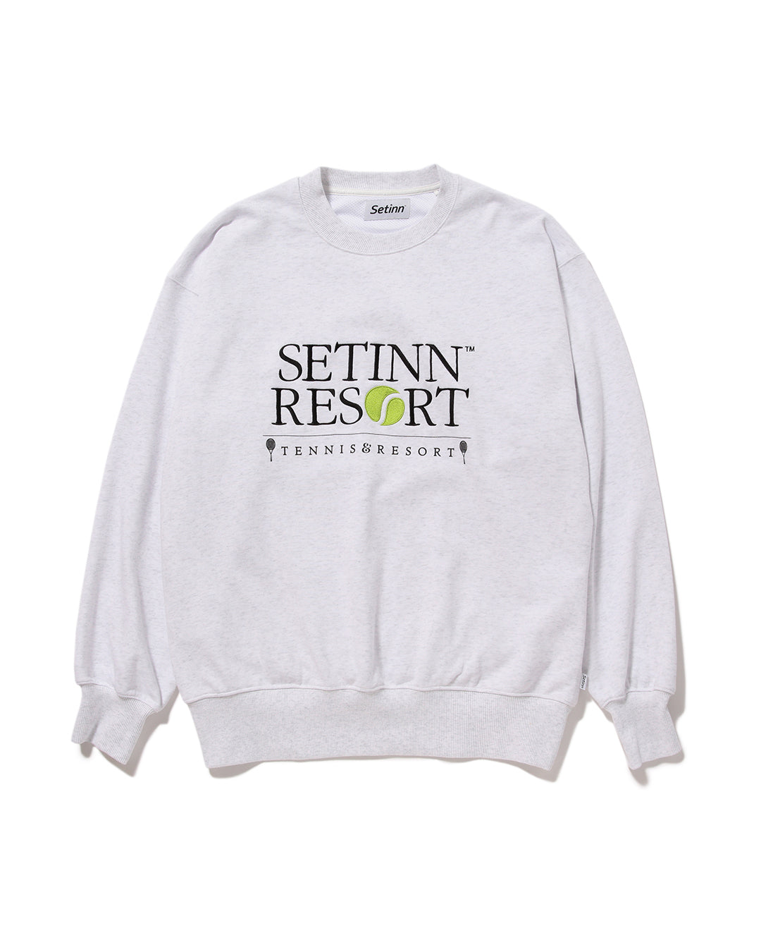 【SETINN】STN RESORT CREW SWEAT - ASH