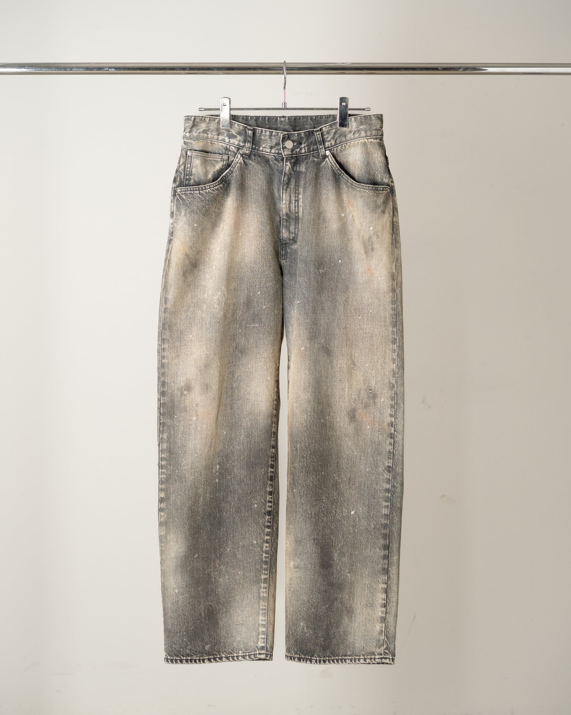 [ANCELLM] #02 TAPERED 5P DENIM PANTS - BLACK