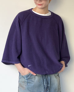 【REFOMED】10WASH S/S SWEATER PAN EXCLUSIVE - EX NAVY
