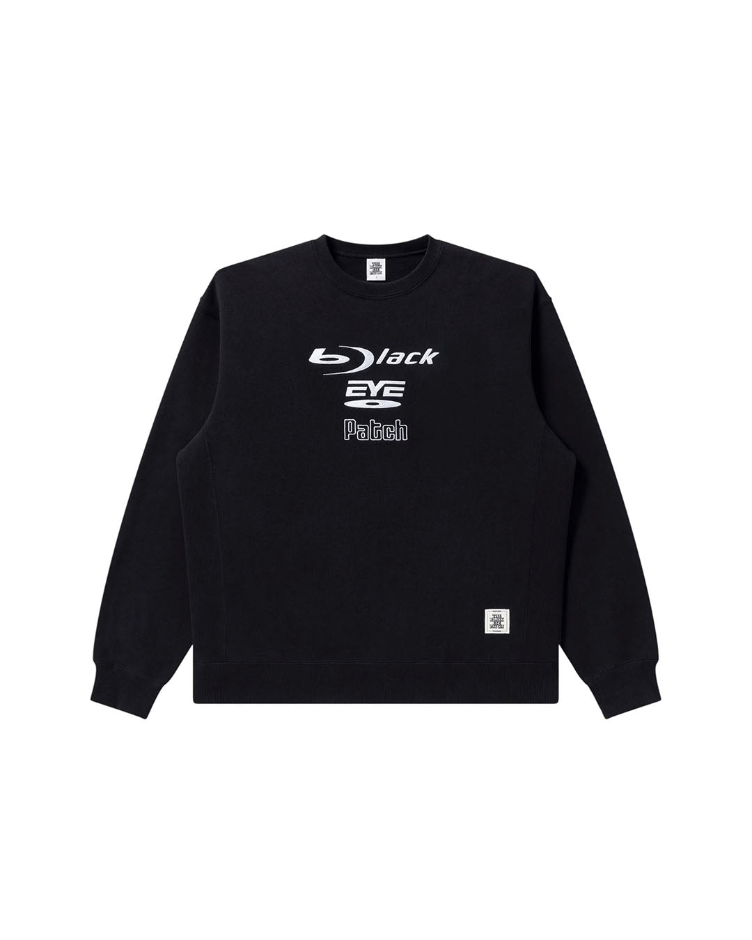 【BLACKEYEPATCH】DISC MEDIA LOGO CREW SWEAT - BLACK