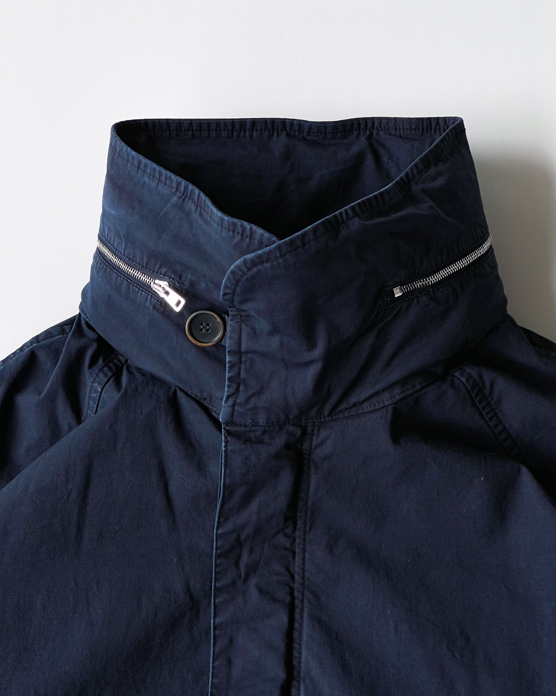 【RANRA】FENDER COTTON JACKET - SKY CAPTAIN