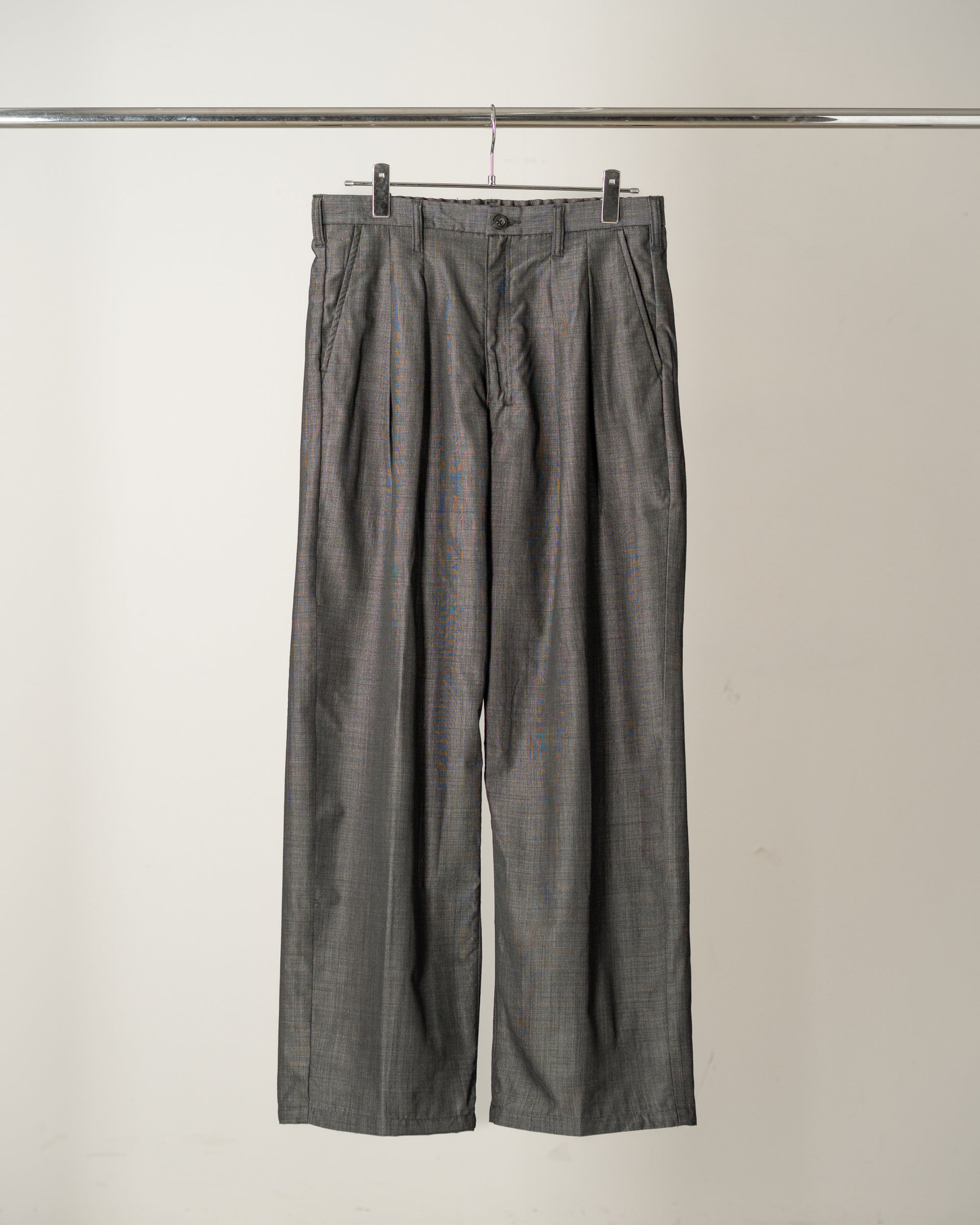【ANCELLM】HAKEME WIDE SLACKS - BLACK