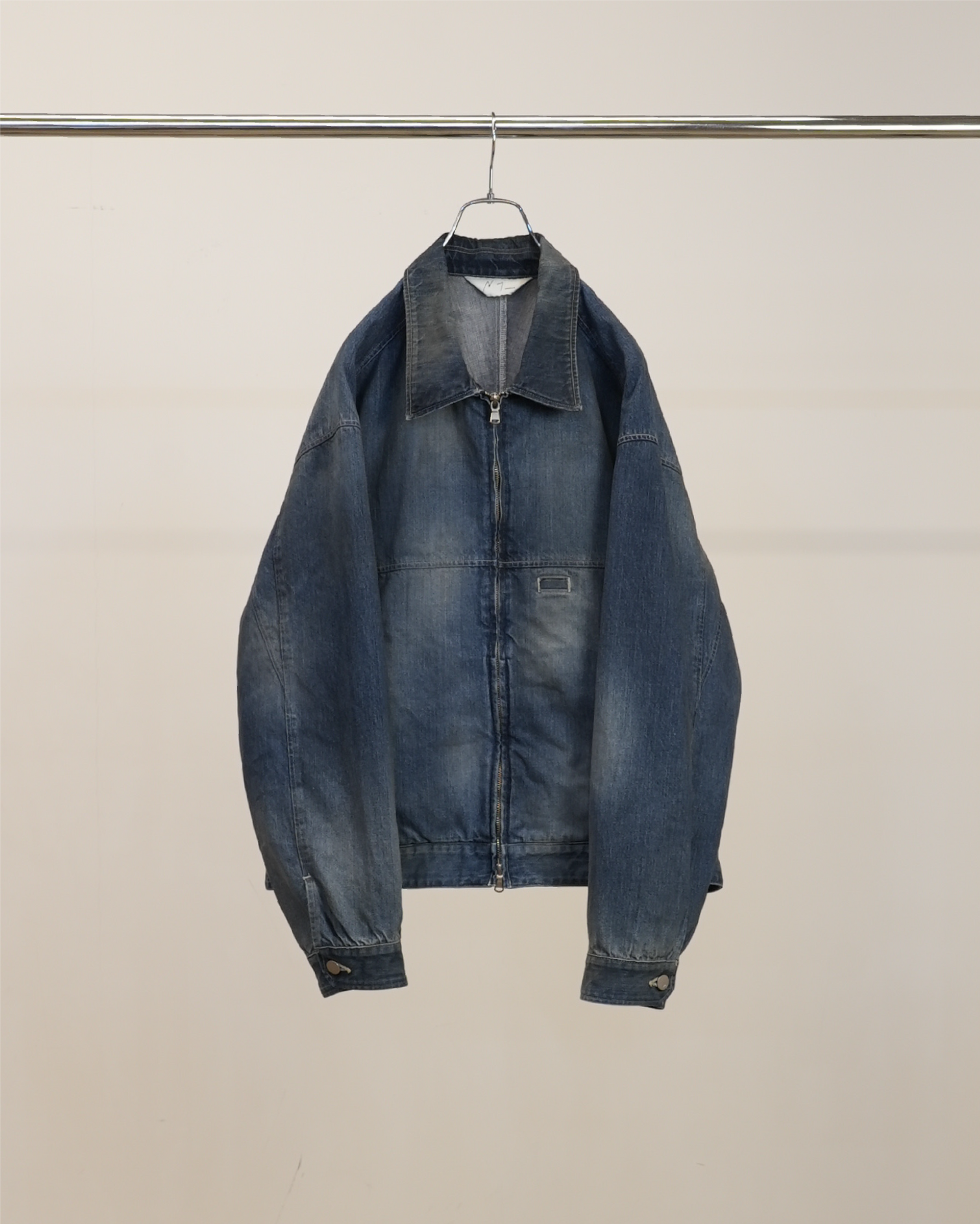 【ANCELLM】DENIM ZIPUP JACKET - INDIGO