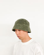 画像をギャラリービューアに読み込む, 【KIJIMA TAKAYUKI】BOTANICAL DYED SAILOR HAT - MOSS GREEN
