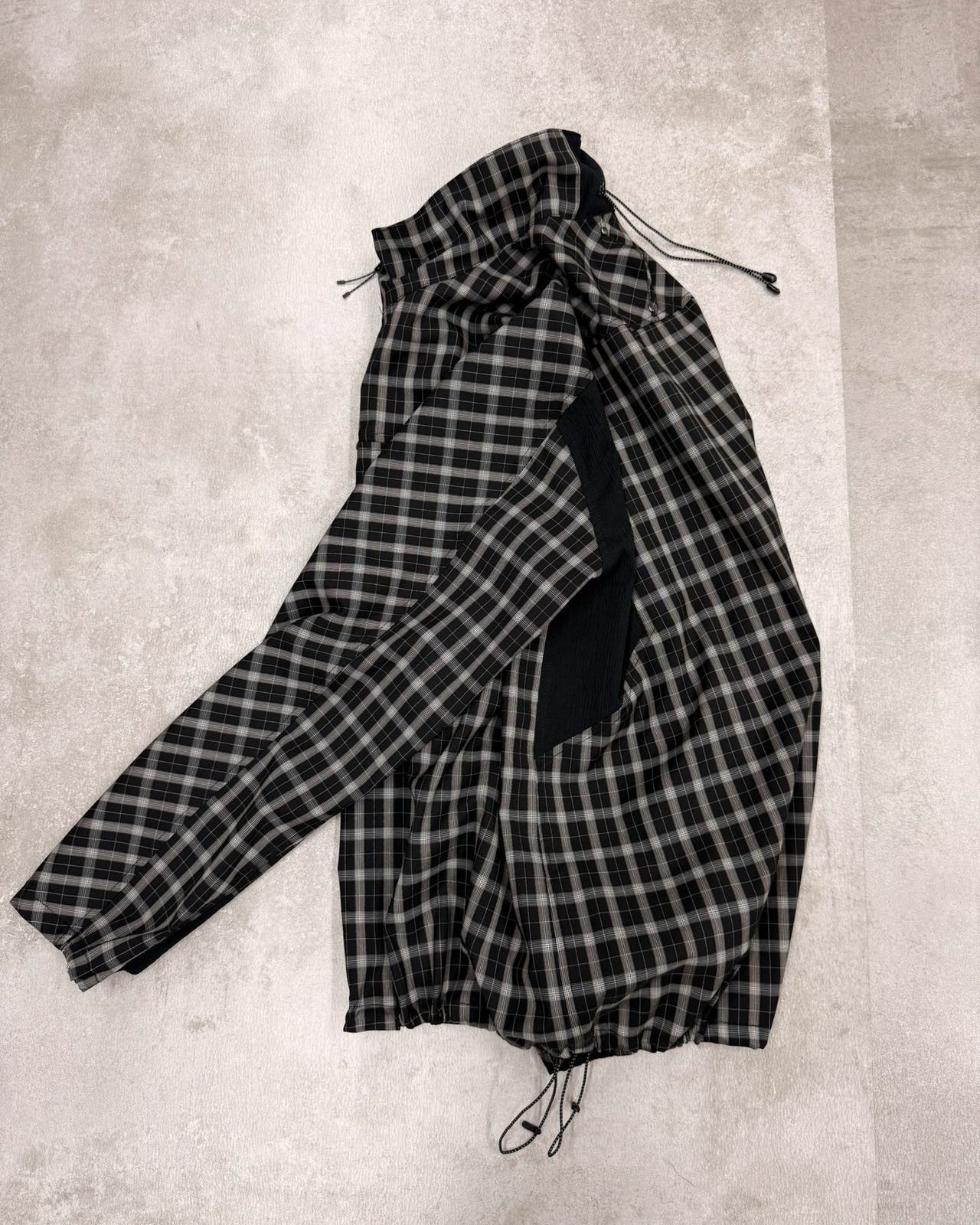 【PASTOR NOVA】FOLD ZIP SHIRT - CHECK