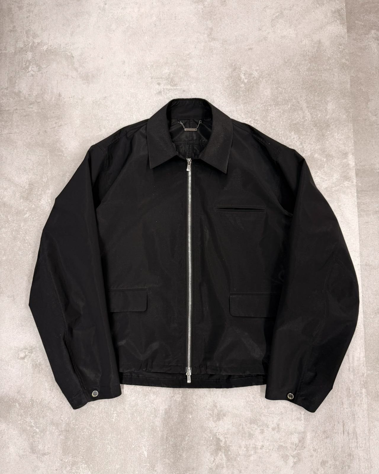 [PASTOR NOVA] SMOKING ZIP BLOUSON - OBSIDIAN
