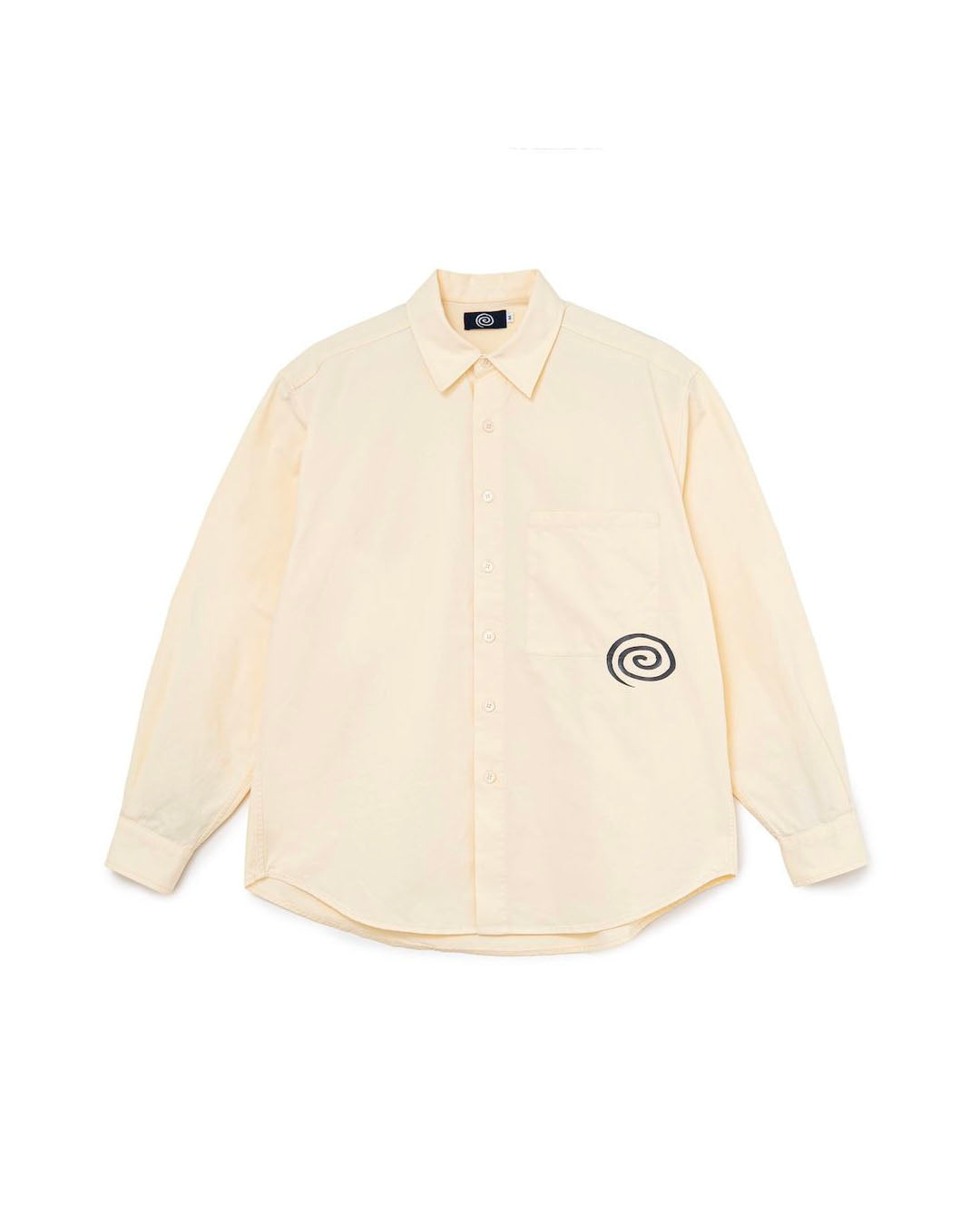 [SOL] COTTON TWILL SHIRT - IVORY