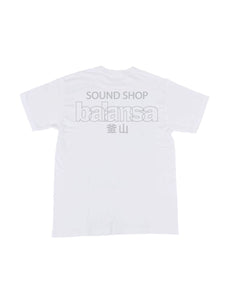 【SOUND SHOP BALANSA】SSB LOGO TEE - WHITE/GRAY