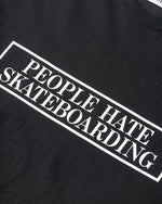 Load image into Gallery viewer, [TIGHTBOOTH] PEOPLE HATE SKATE T-SHIRT - BLACK

