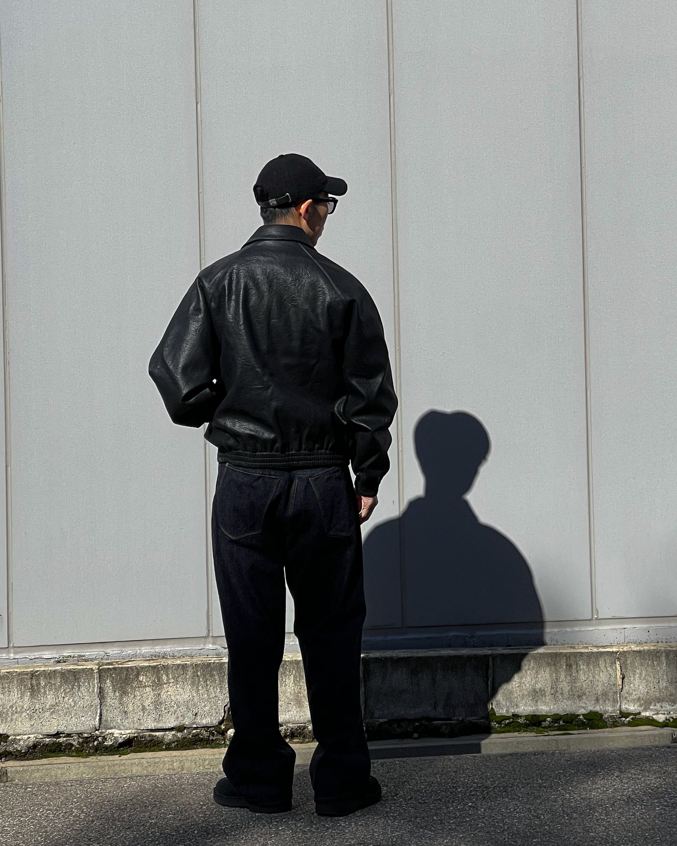 ARTE ANTWERP】BASIC LEATHER JACKET - BLACK