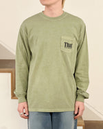Load image into Gallery viewer, 【THISISNEVERTHAT】THAT POCKET L/S TEE - OLIVE
