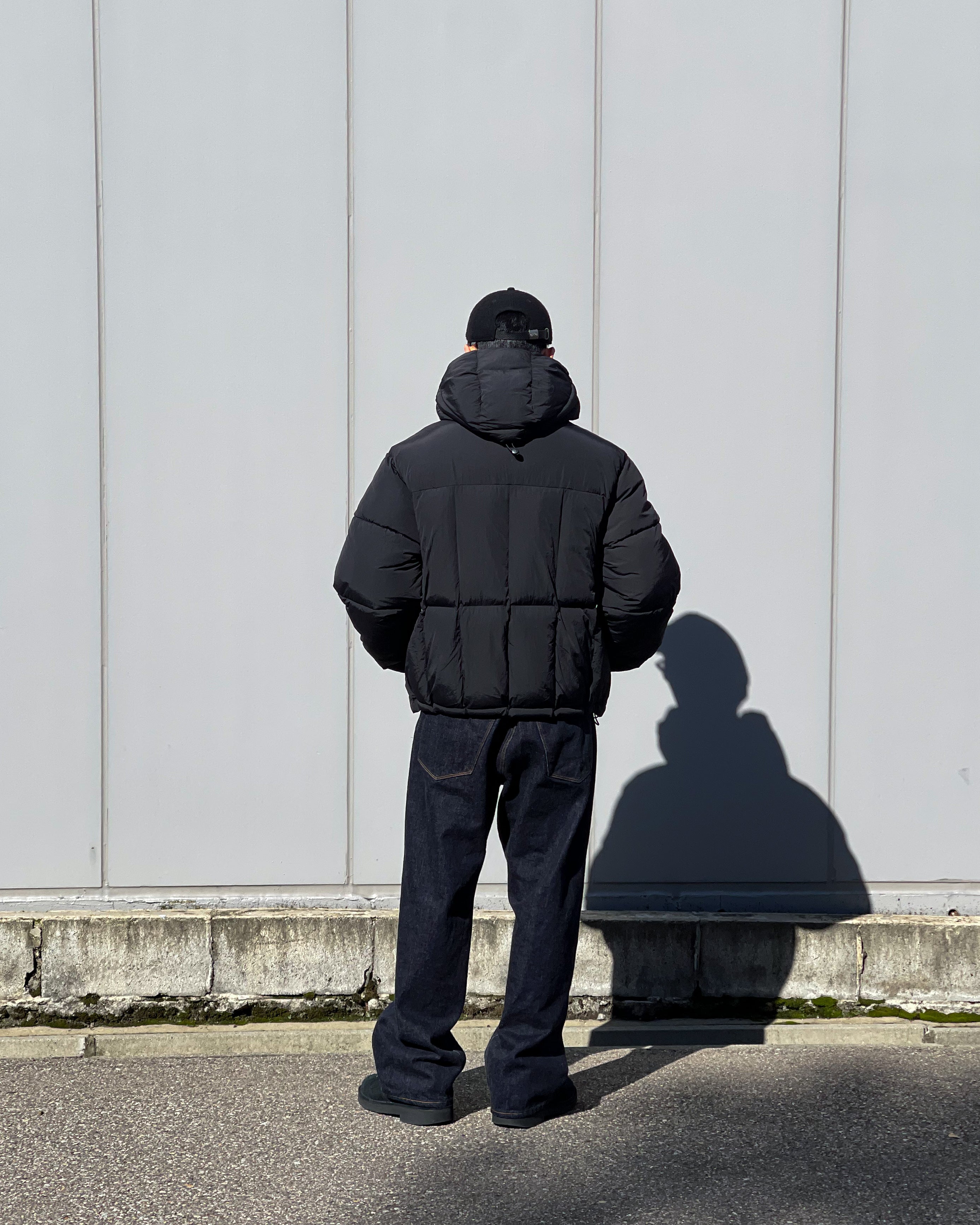 ARTE ANTWERP】SPECIAL CUTS PUFFER JACKET - BLACK