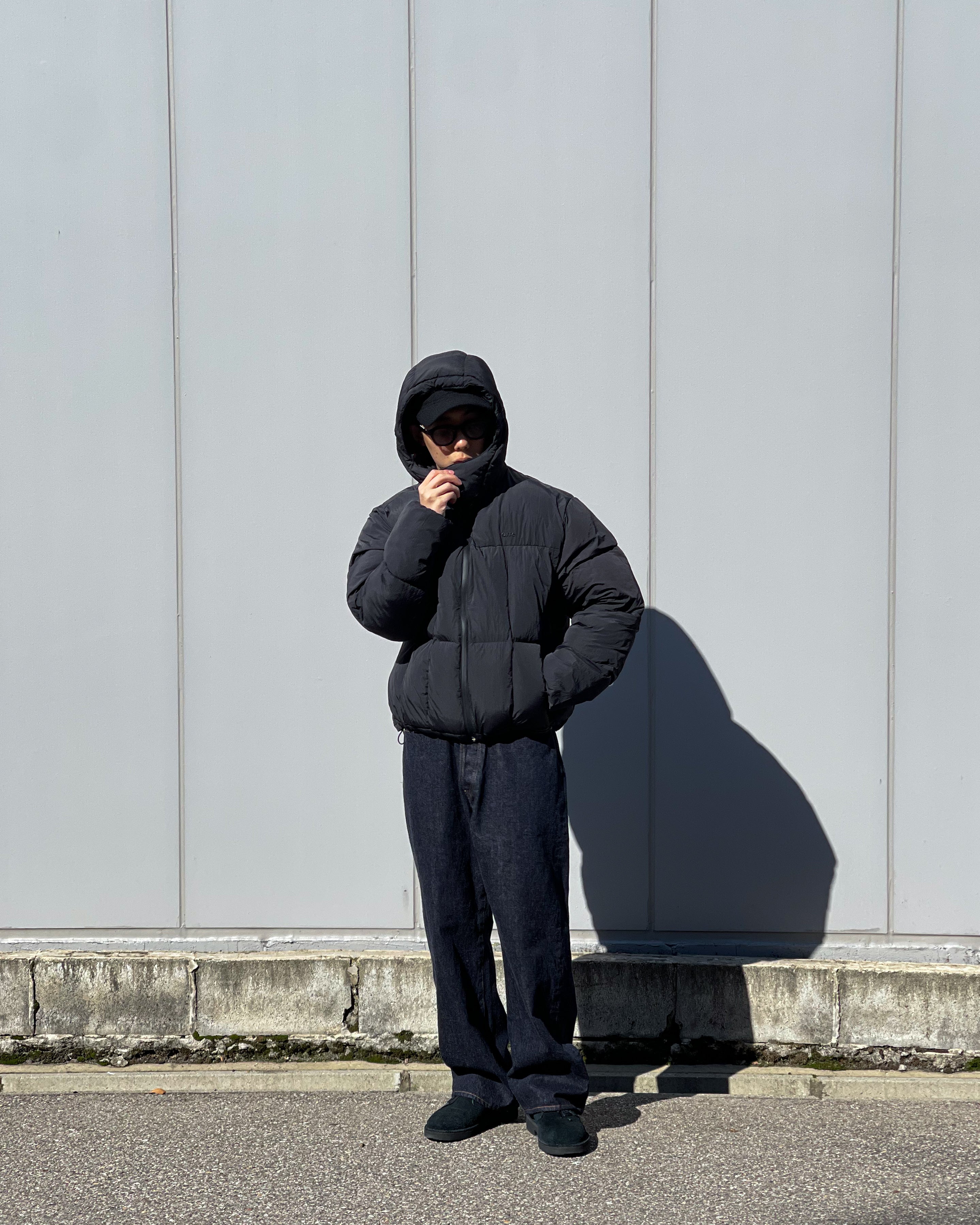 ARTE ANTWERP】SPECIAL CUTS PUFFER JACKET - BLACK