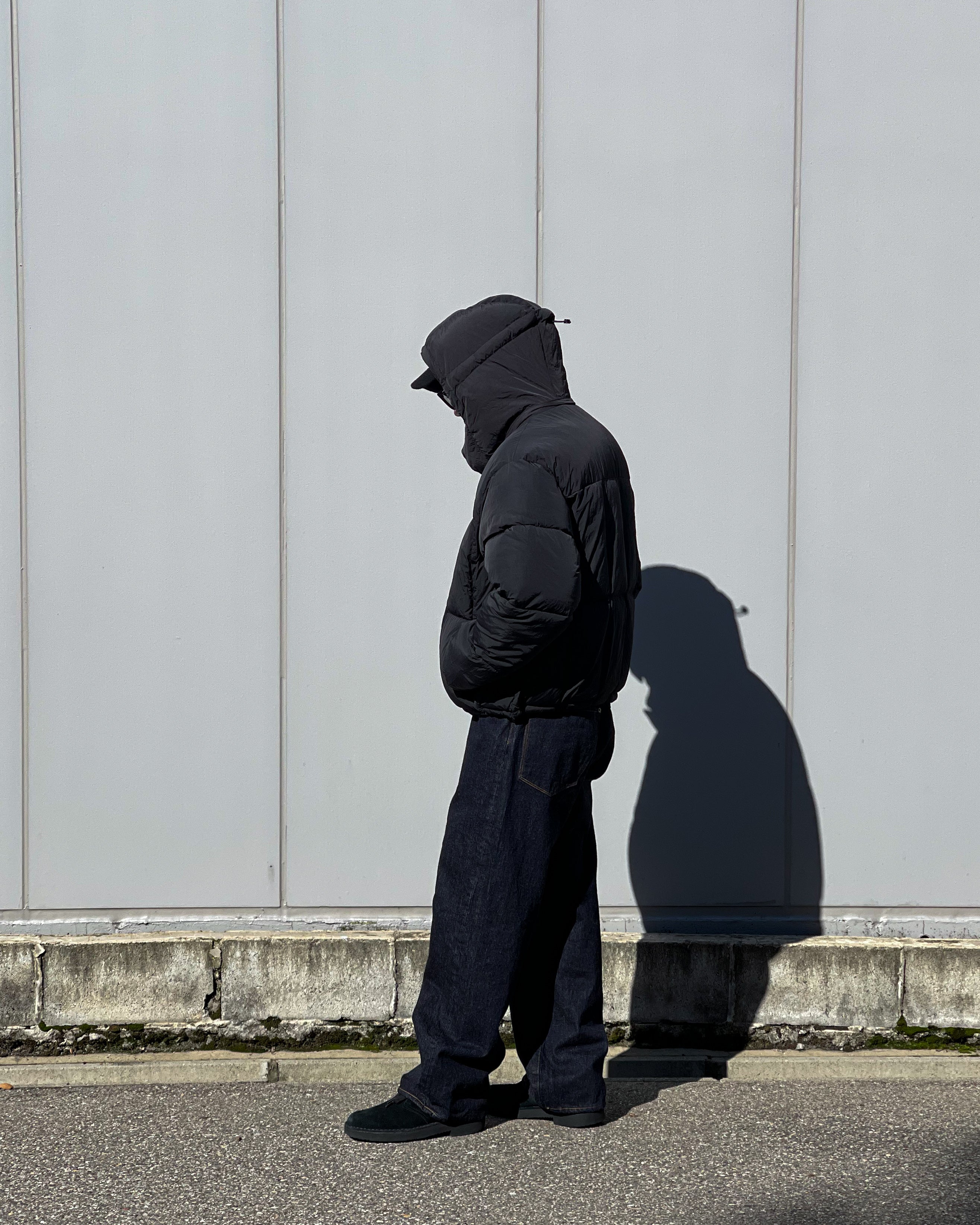 ARTE ANTWERP】SPECIAL CUTS PUFFER JACKET - BLACK