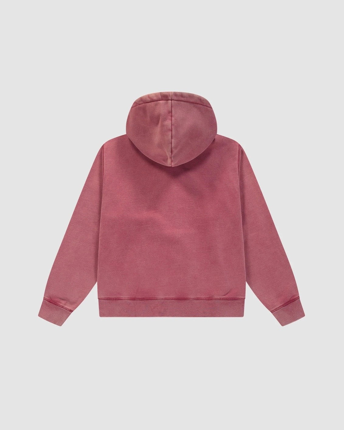 【ARTE ANTWERP】STENCIL SUNFADE ZIP HOODIE - RED