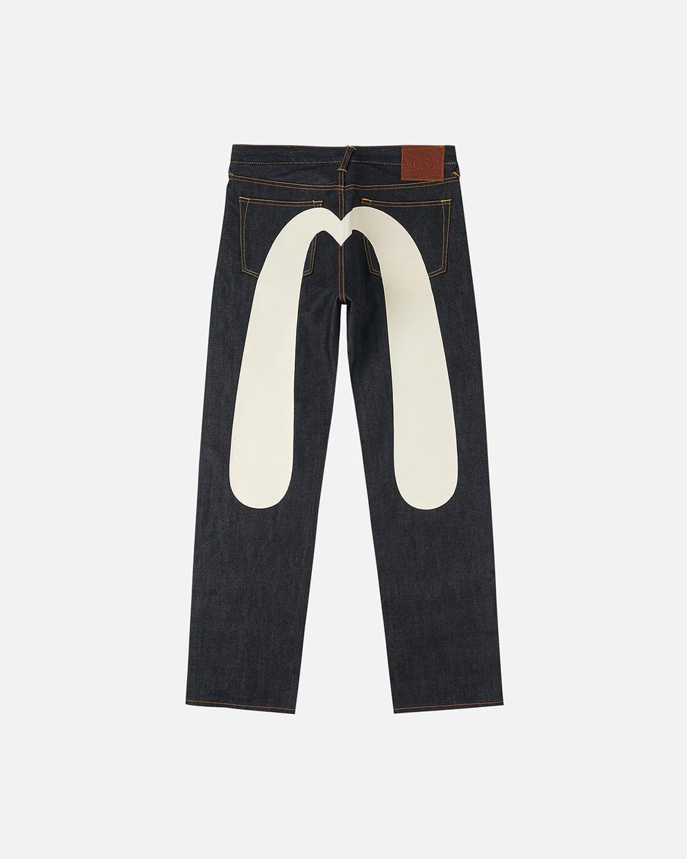 【EVISU】2000 DAICOCK PRONTED JEANS WHITE - RAW INDIGO