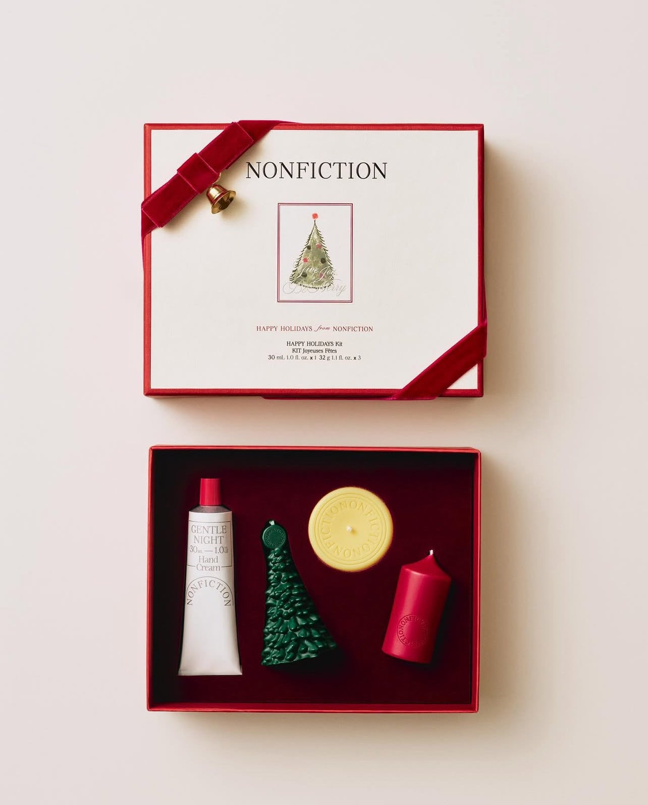 【NONFICTION】HOLIDAY HAND CREAM AND HOLIDAY CANDLE SET