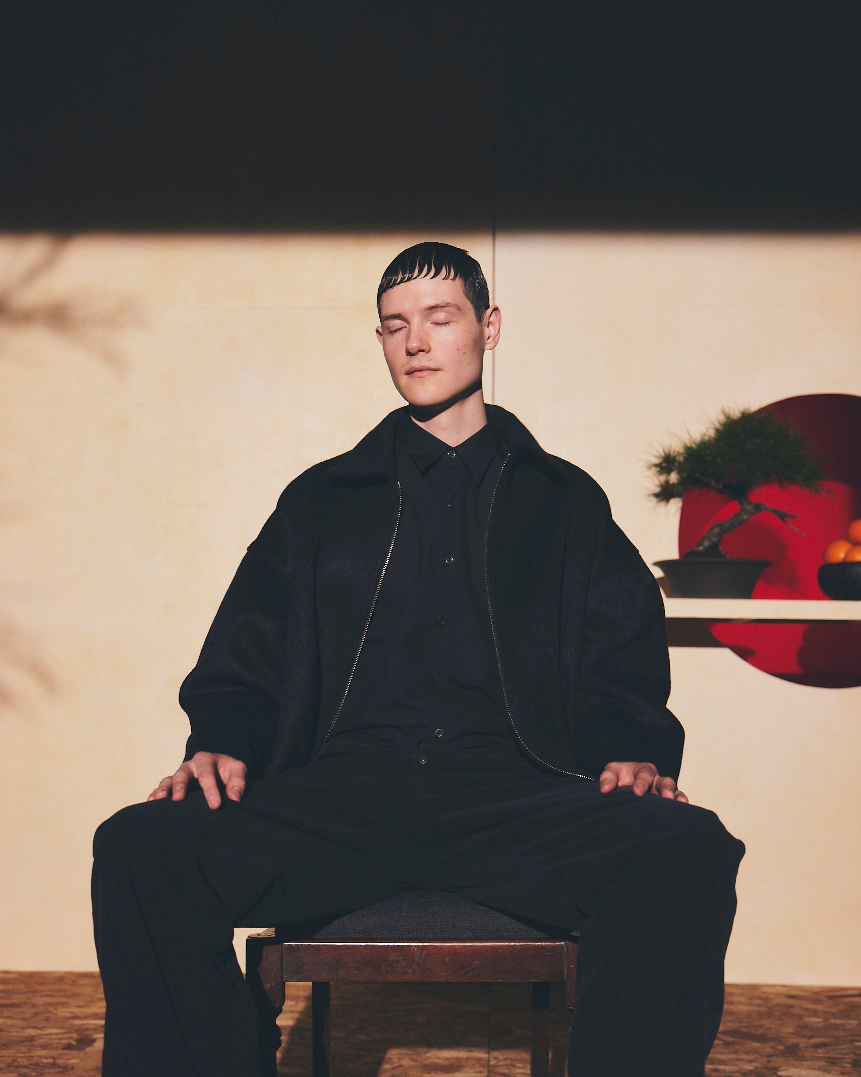 REFOMED】FORMAN WOOL JACKET - BLACK