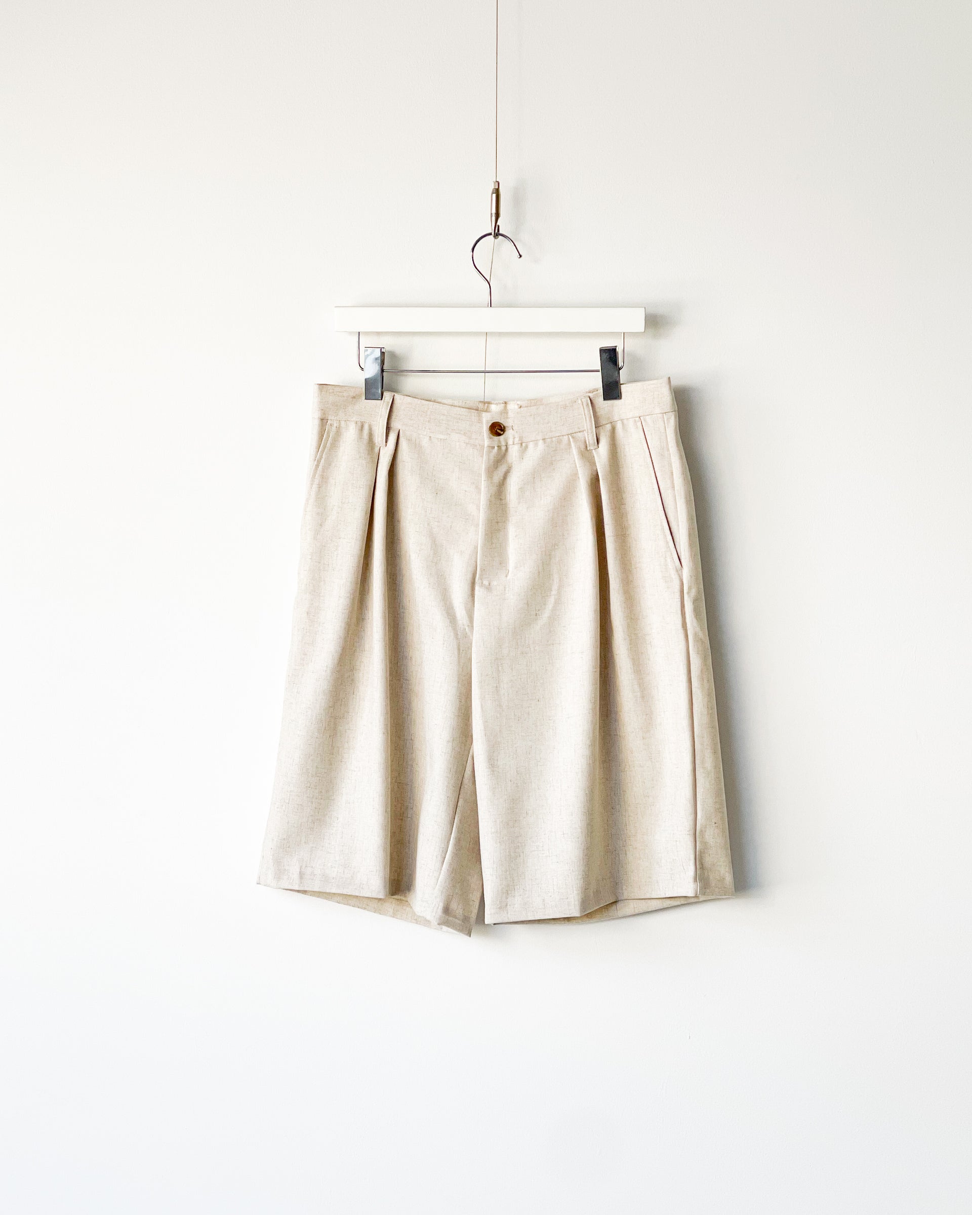 【Adémp symfonía】SLACKS SHORTS - BEIGE