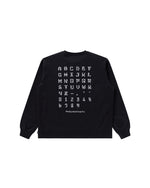 Load image into Gallery viewer, [BLACKEYEPATCH] KANJI LABEL TYPEFACE CREW SWEAT - BLACK
