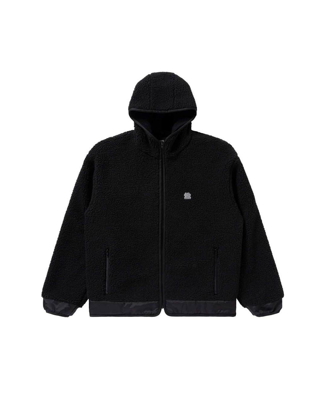 [BLACKEYEPATCH] OG LABEL BOAR FLEECE JACKET - BLACK