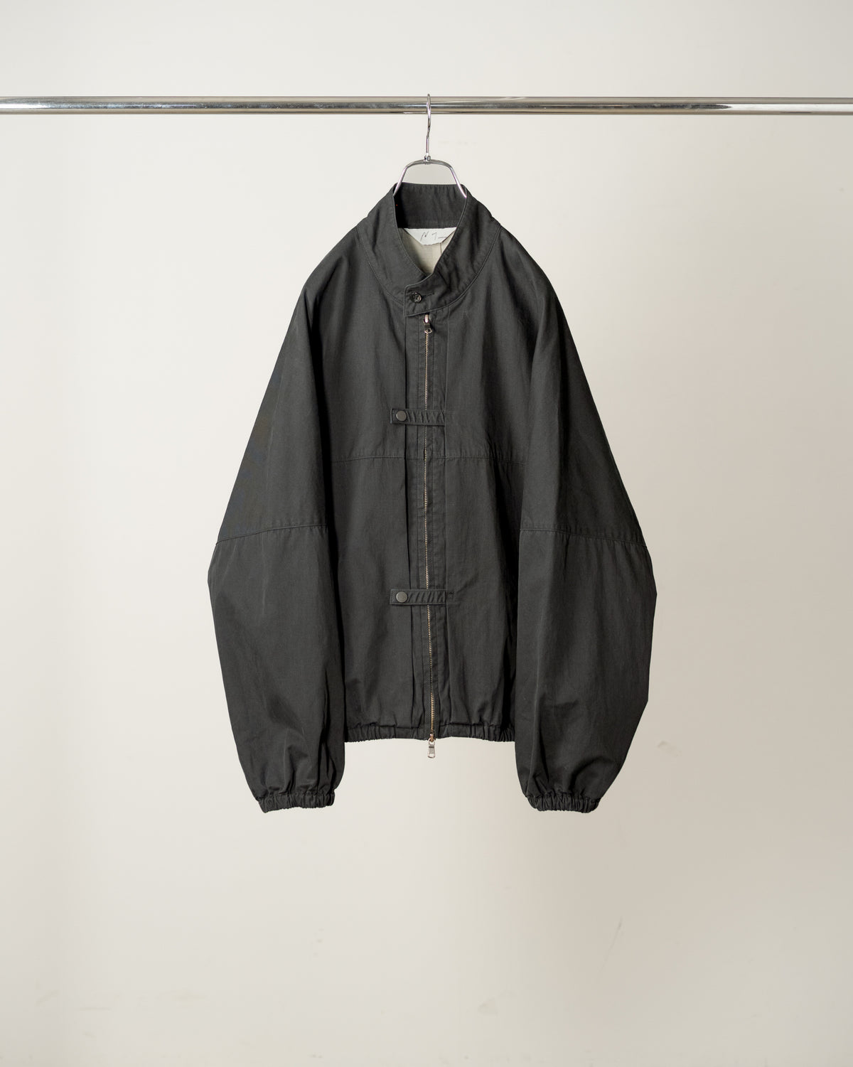 【ANCELLM】AGING KIMONO BLOUSON - BLACK