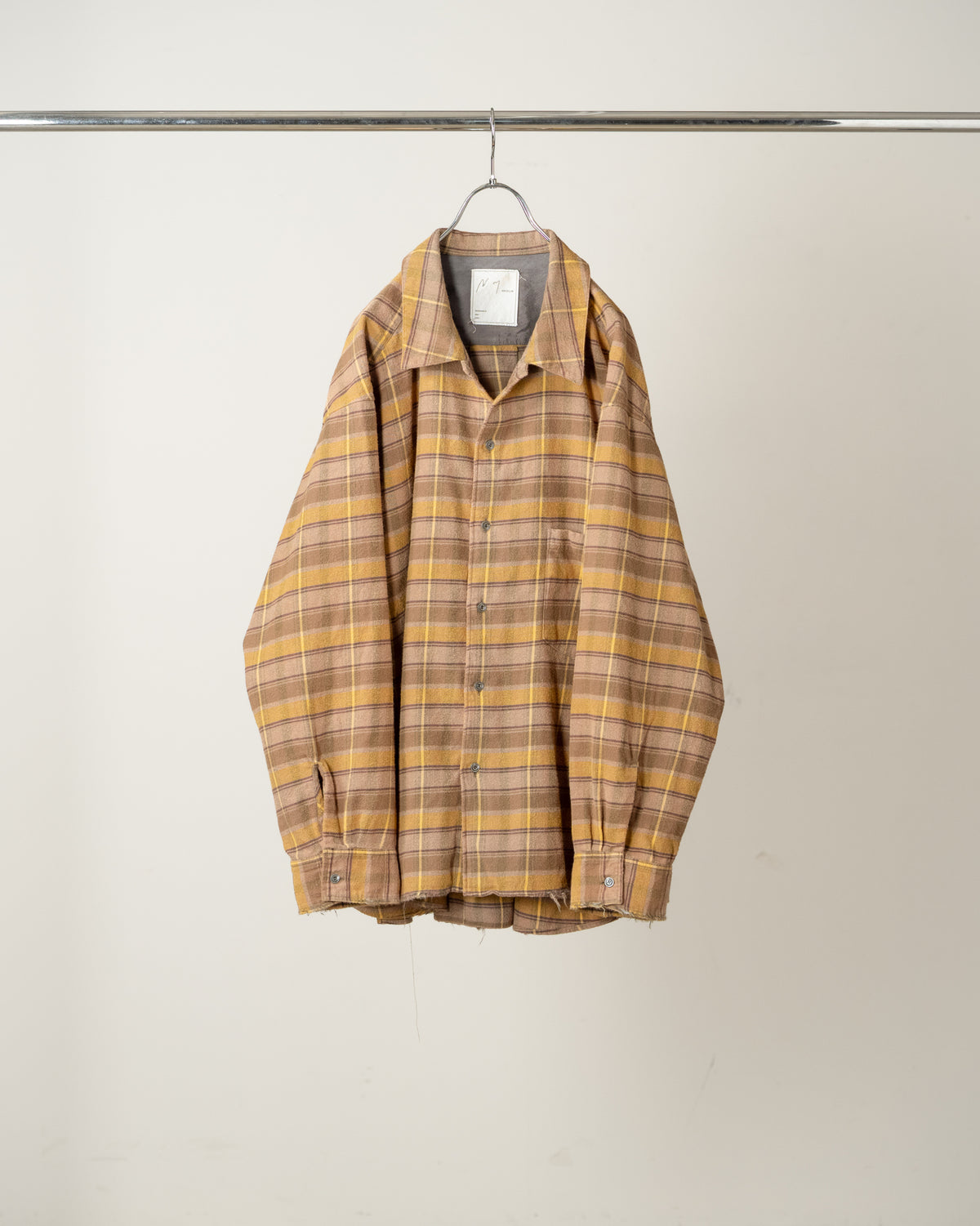 [ANCELLM] NEL CHECK SHIRT - PATTERN B