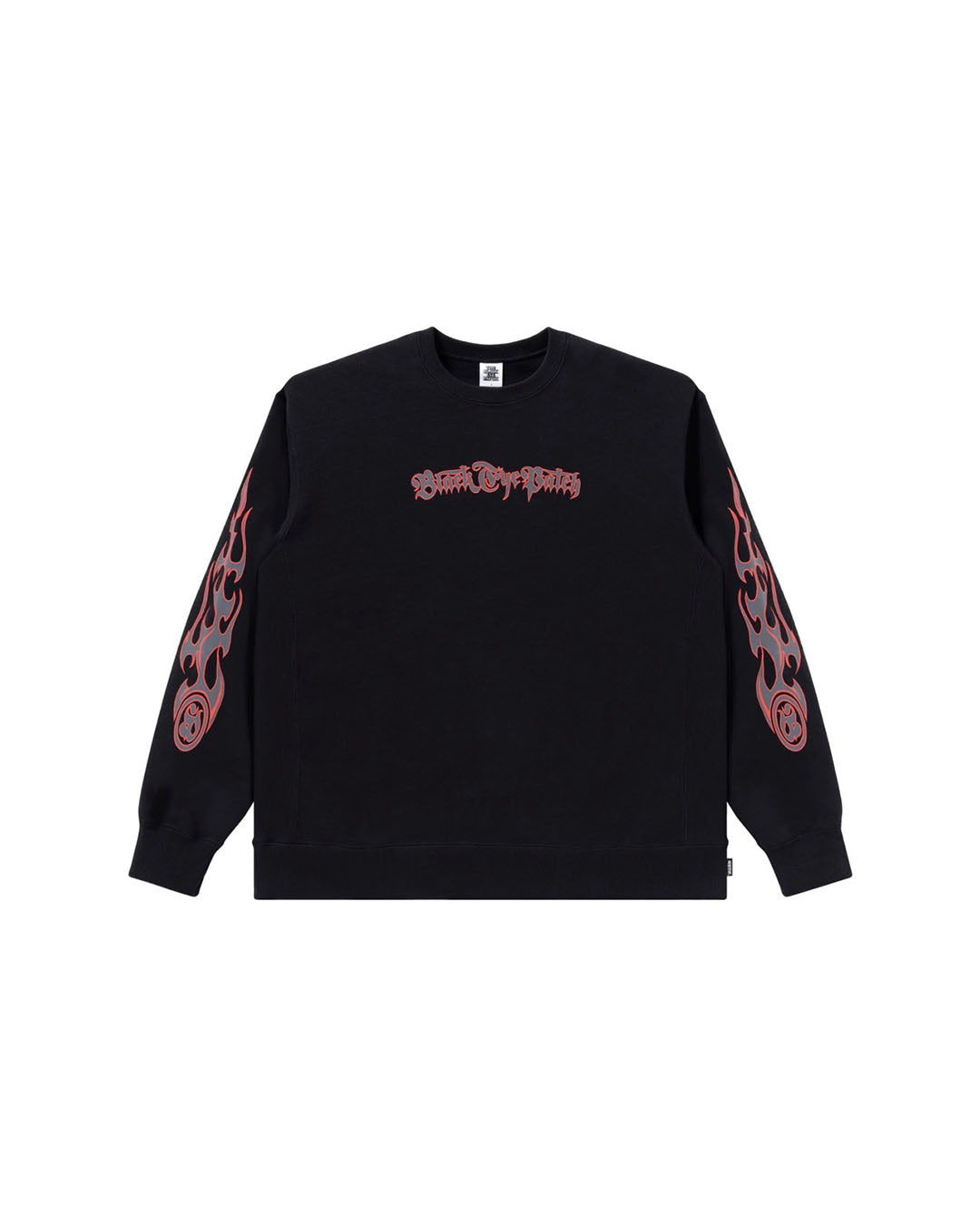 [BLACKEYEPATCH]TRIBAL FLAMES CREW SWEAT - BLACK