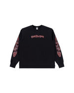 Load image into Gallery viewer, [BLACKEYEPATCH]TRIBAL FLAMES CREW SWEAT - BLACK
