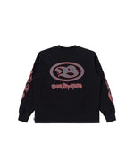 Load image into Gallery viewer, [BLACKEYEPATCH]TRIBAL FLAMES CREW SWEAT - BLACK
